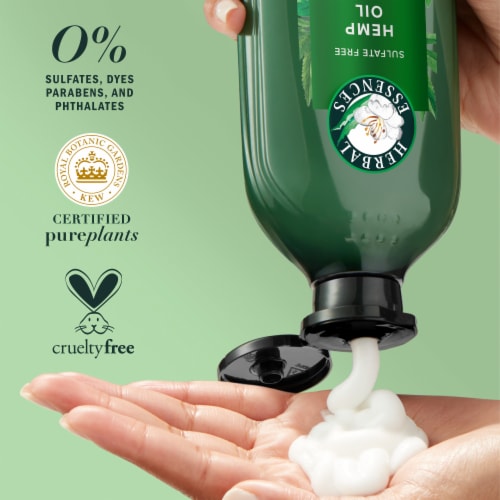Herbal Essences Hemp Oil Conditioner with Camellia Oil and Aloe Vera Sulfate Free for all Hair Types Perspective: top