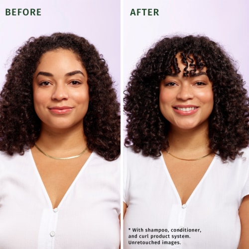 Herbal Essences Curl Boosting Mousse for Curly Hair and Wavy Hair, All Day Hold, Frizz Control Perspective: top