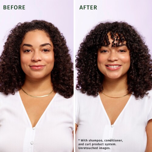 Herbal Essences Curl Scrunching Hair Spray Gel, 24-hour Hold and Frizz Control Perspective: top