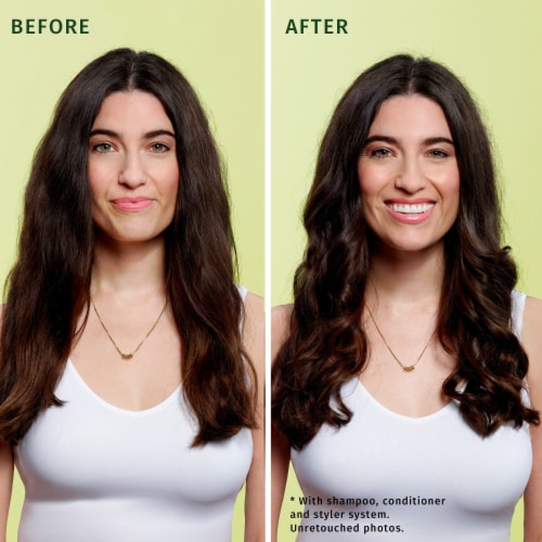 Herbal Essences Touchable Hold Hair Spray Gel for Curly Hair, 24-hour Hold Perspective: top