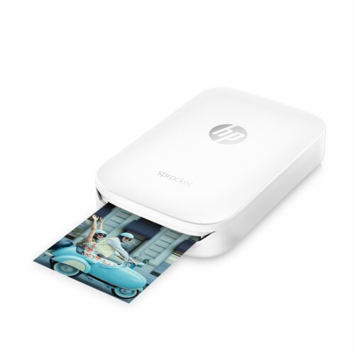 HP Sprocket Photo Printer White, 2.95 x 4.57 x 0.91 in Kroger