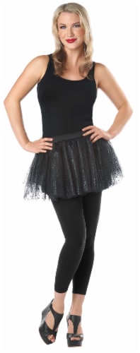 Seasons Adult Shimmer Tutu - Black Perspective: top