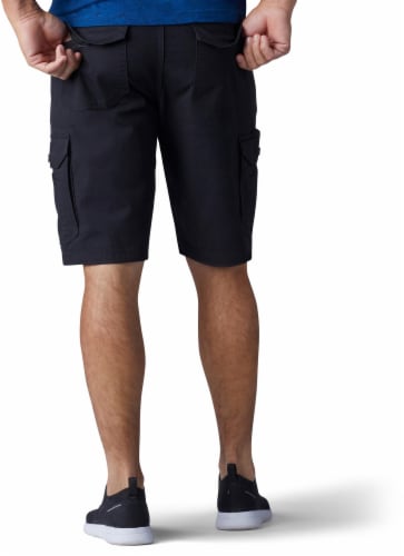 Lee Men's Extreme Motion Swope Shorts - Black Perspective: top