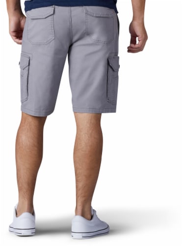 Lee Men's Extreme Motion Swope Shorts - Silver Perspective: top