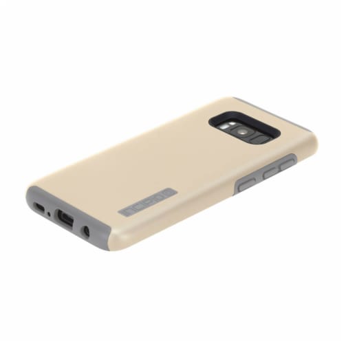 Incipio SA823CGY DualPro Case for Samsung Galaxy S8 - Gray/Champagne Perspective: top
