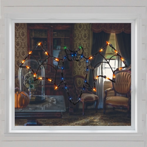 Northlight 15 Lighted Bat Halloween Window Silhouette Decoration Perspective: top