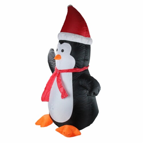 Northlight LED Lighted Inflatable Penguin Outdoor Christmas Decoration - 4' Perspective: top