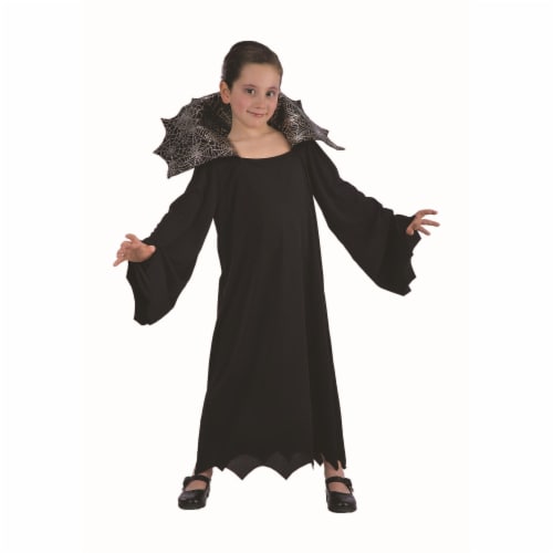 Northlight Black and Gray Vampire Girl Child Halloween Costume - Medium Perspective: top