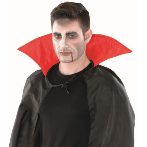 Northlight Black and Red Vampire Cape Boy Child Halloween Costume - Large Perspective: top