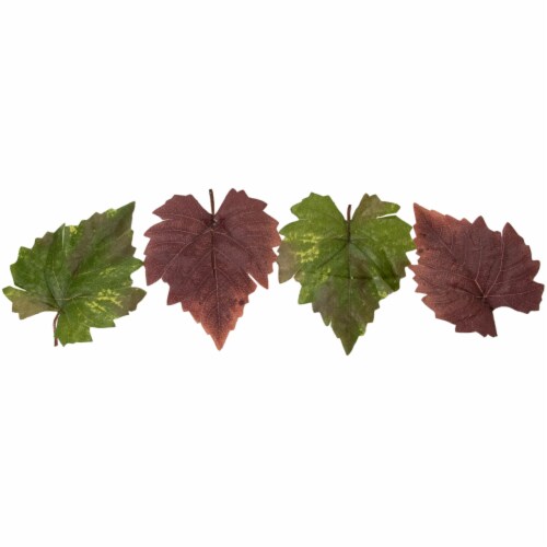 Northlight Set of 10 Pumpkin, Pine Cone, Berry and Leaves Fall Harvest Decor Set Perspective: top