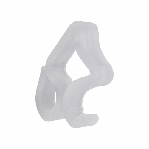 Northlight 50 Count Clear Outdoor Gutter Christmas Light Clips Perspective: top