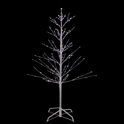 Northlight 6' Lighted Christmas Birch Twig Tree Outdoor Decoration - Warm  White LED Lights