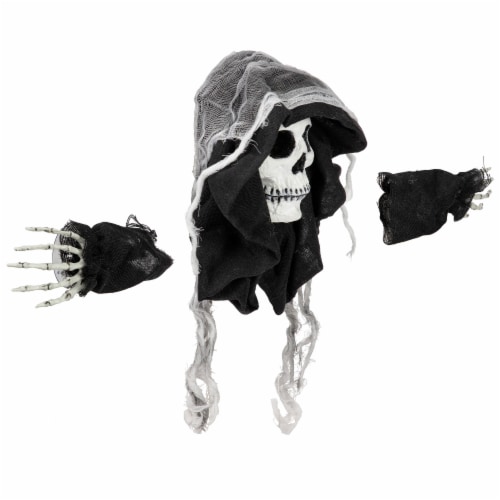 Northlight 10 Spooky Skeleton 3-D Halloween Window Decoration Perspective: top