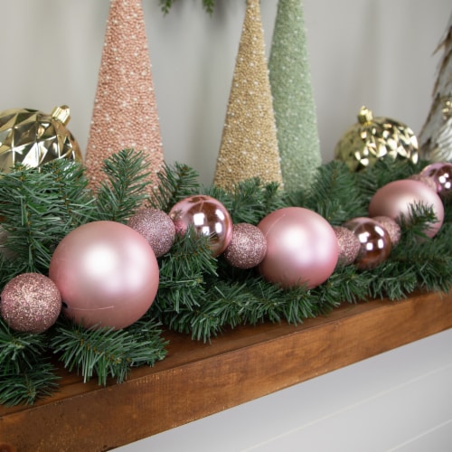 Pink shop christmas garland