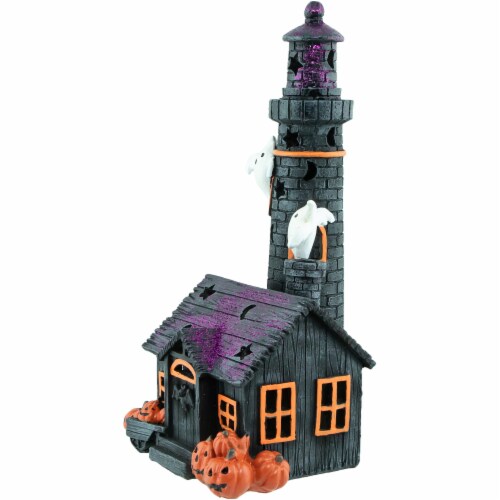 Northlight 11.75 LED Lighted Haunted House Halloween Decoration Perspective: top