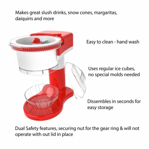 Classic Cuisine Shaved Ice Snow Cone Maker Countertop Use Regular Ice Cubes 1 unit Fry s Food Stores
