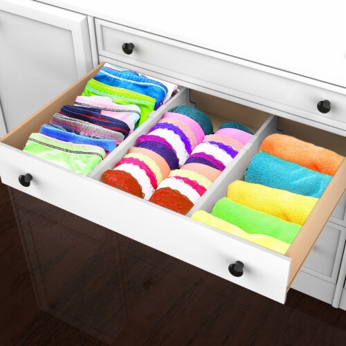 Expandable Drawer Divider and Organizer Set of 2 Adjustable Household