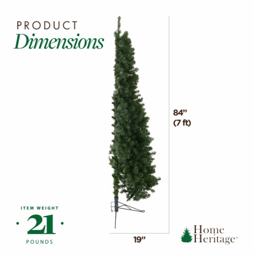 Half wall christmas tree deals