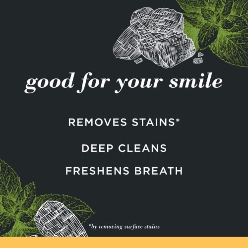 Burt's Bees Fluoride-Free Zen Peppermint Charcoal Toothpaste Perspective: top