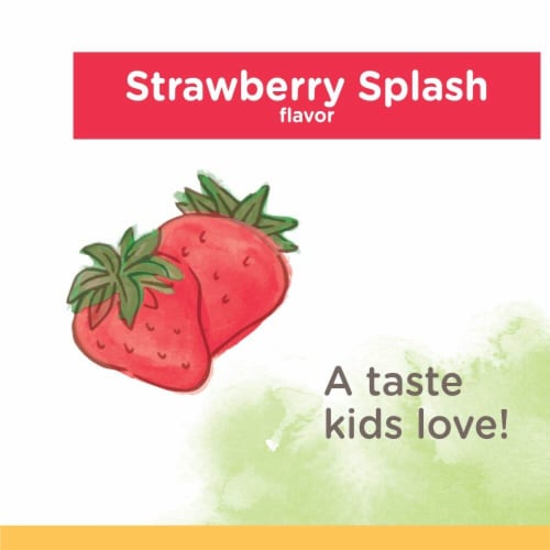 Burt's Bees Strawberry Splash with Fluoride Kids Toothpaste Perspective: top