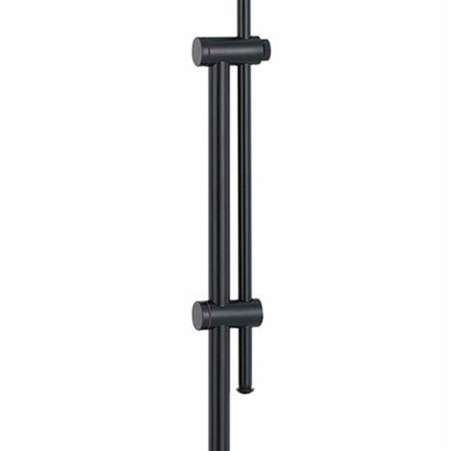 Adjustable Height Metal Pharmacy Lamp with Pull Chain Switch, Black- Saltoro Sherpi Perspective: top