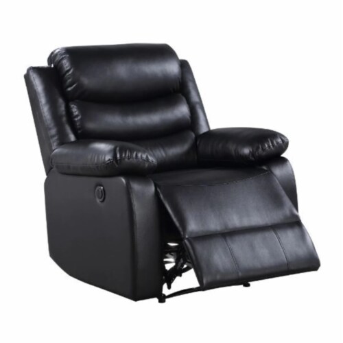 Benzara BM269194 41 x 39 x 38 in. Power Recliner with Pocket Coil Seating & Pillow Top Arms, Perspective: top