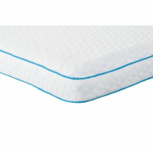 16 x 24 TPE Standard Foam Cooling Pillow with Contoured Neck Support- Saltoro Sherpi Perspective: top