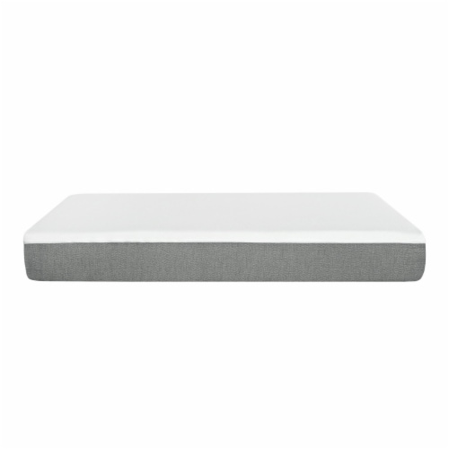 Bree 12 Inch California King Mattress, Cooling Gel Infused Memory Foam- Saltoro Sherpi Perspective: top