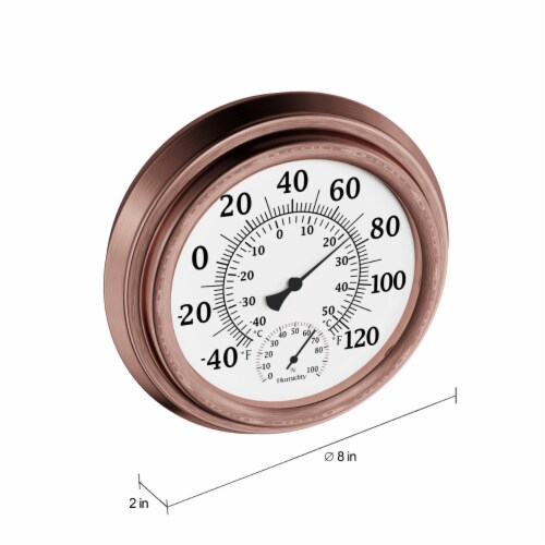 Taylor 5135N 8 7/8 Indoor / Outdoor Wall Thermometer