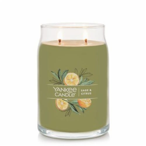 Yankee Candle® Sage & Citrus Jar Candle Perspective: top