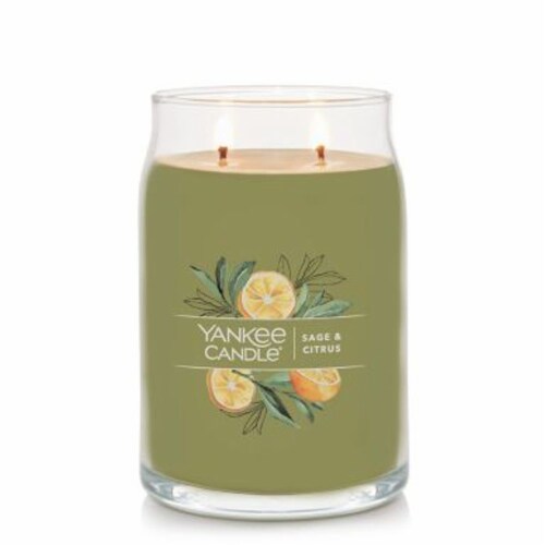 Yankee Candle® Sage & Citrus Jar Candle Perspective: top