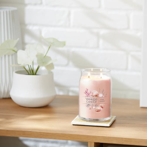 Yankee Candle® Pink Sands Signature Large Jar Candle Perspective: top