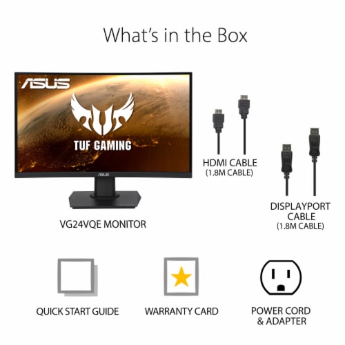 Asus TUF Gaming Curved Gaming Monitor Perspective: top