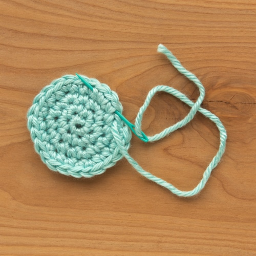 Boye® Large Yarn Needles - Teal/Pink Perspective: top