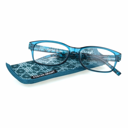 Foster Grant® Pearla Reading Glasses - Teal Perspective: top