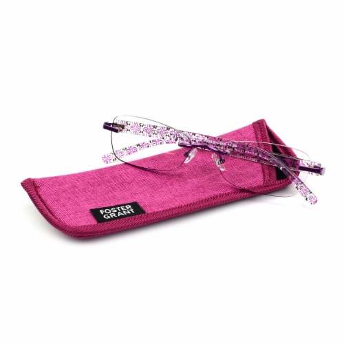 Foster Grant® Daniella Reading Glasses - Purple Perspective: top
