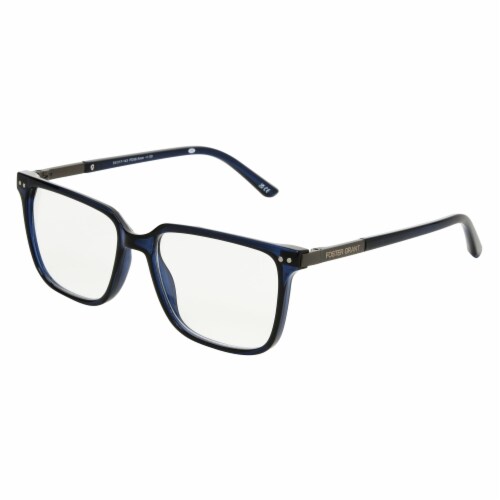 Foster Grant Men's Reading Glasses - Navy Perspective: top