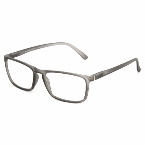 Foster Grant Corey Blue Light Anti-Fog Reading Glasses - Gray Perspective: top