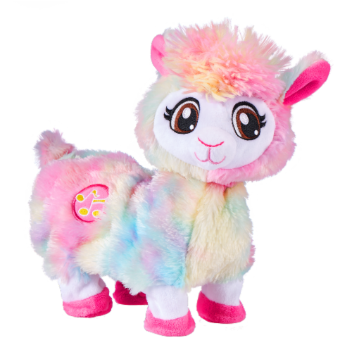 Zuru Pets Alive Rainbow Bonnie the Booty Shakin' Llama Doll Perspective: top