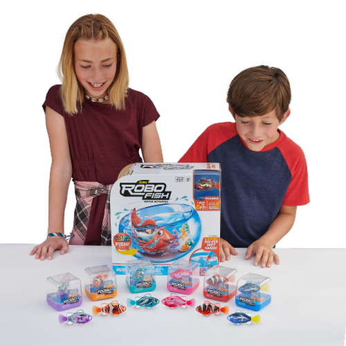 Zuru Robo Fish™ Robotic Fish and Tank Playset Perspective: top
