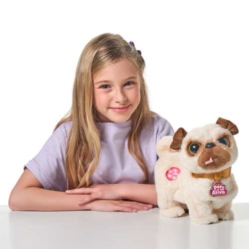 Zuru Pets Alive™ Poppy Booty Shakin Pug Plush Toy, 1 ct - Smith's Food and  Drug