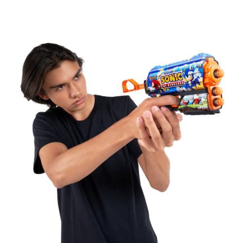 Zuru X-Shot Sonic the Hedgehog Skins Blaster Perspective: top