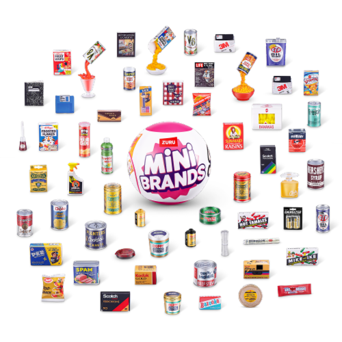 Zuru Mini Brands Retro Grocery Series Capsule Perspective: top