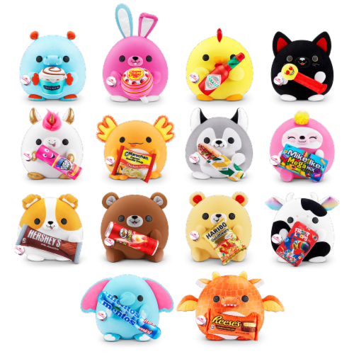 Zuru Snackles Series 1 Plush Bunny & Chups® Perspective: top