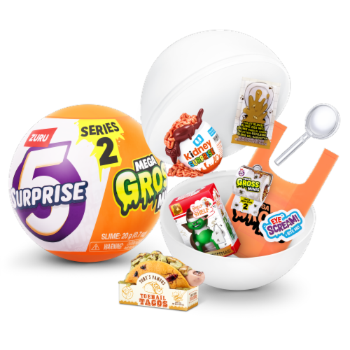 Zuru 5 Surprise Mega Gross Minis Series 2 Mystery Collectible Capsule Perspective: top