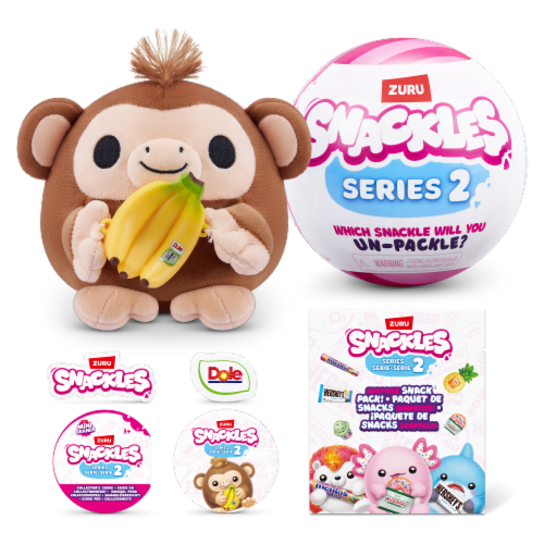Zuru 5" Snackles Mystery Plush- Styles May Vary Perspective: top