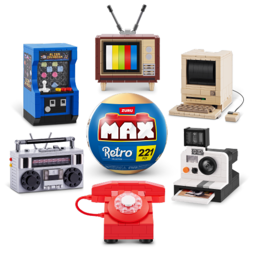 Zuru MAX Premium Retro™ Capsule Collection Toy Perspective: top