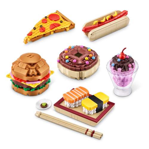 Zuru MAX Premium Snacks™ Building Bricks Collection Perspective: top