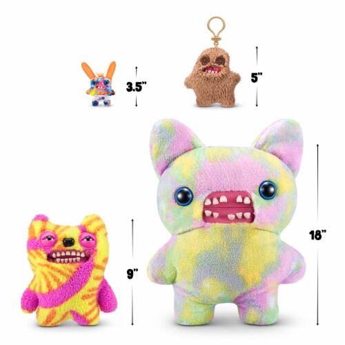 Zuru Fuggle Key Rings 5-inch Assortment Series 5 Hedge Grog - Brown Perspective: top