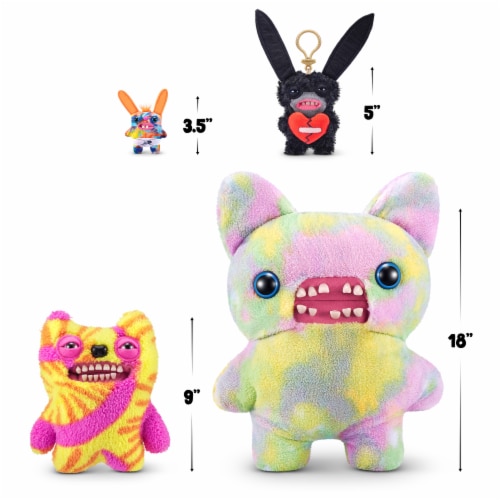 Zuru Fuggle Key Rings™ 5-inch Assortment Series 5 Lord Long Ears - Black Perspective: top